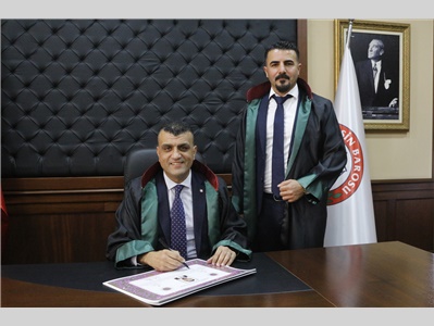 34 STAJYER AVUKATIMIZ CÜBBE GİYDİ