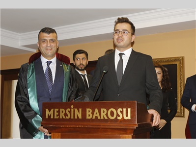 34 STAJYER AVUKATIMIZ CÜBBE GİYDİ