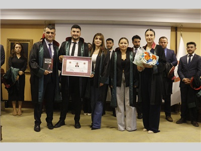 34 STAJYER AVUKATIMIZ CÜBBE GİYDİ