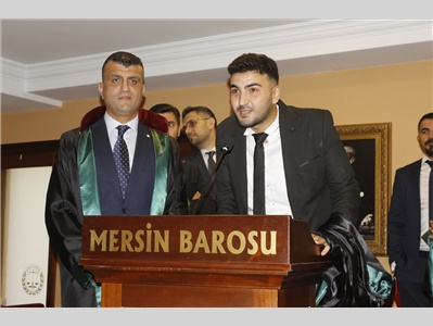 34 STAJYER AVUKATIMIZ CÜBBE GİYDİ