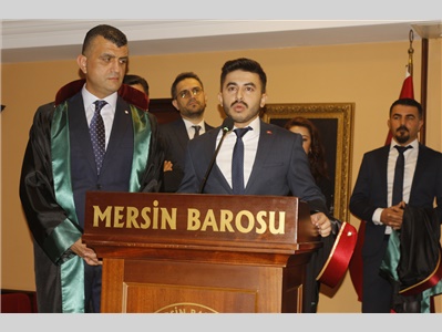 34 STAJYER AVUKATIMIZ CÜBBE GİYDİ