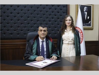 34 STAJYER AVUKATIMIZ CÜBBE GİYDİ