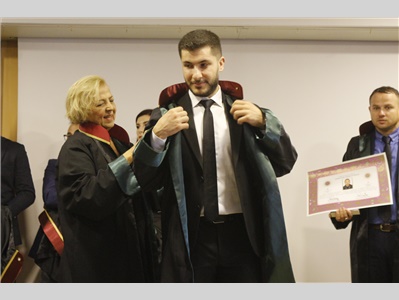34 STAJYER AVUKATIMIZ CÜBBE GİYDİ