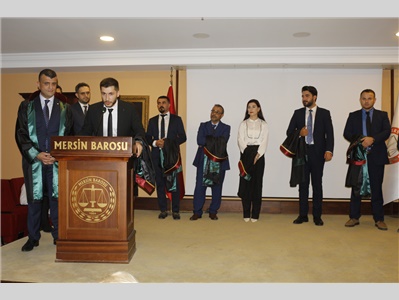 34 STAJYER AVUKATIMIZ CÜBBE GİYDİ