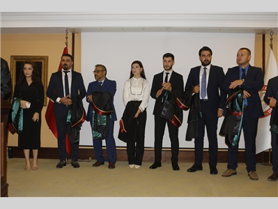34 STAJYER AVUKATIMIZ CÜBBE GİYDİ