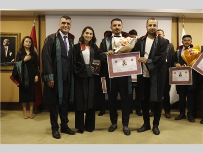 34 STAJYER AVUKATIMIZ CÜBBE GİYDİ