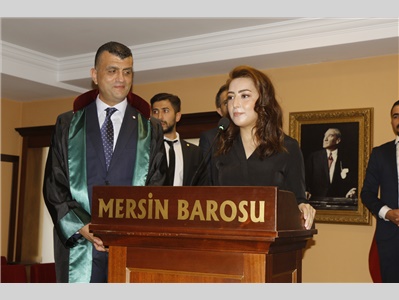 34 STAJYER AVUKATIMIZ CÜBBE GİYDİ