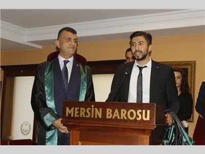 34 STAJYER AVUKATIMIZ CÜBBE GİYDİ