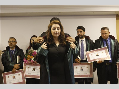 34 STAJYER AVUKATIMIZ CÜBBE GİYDİ