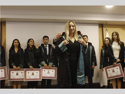34 STAJYER AVUKATIMIZ CÜBBE GİYDİ