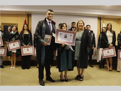 34 STAJYER AVUKATIMIZ CÜBBE GİYDİ