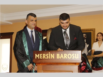 34 STAJYER AVUKATIMIZ CÜBBE GİYDİ