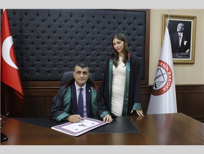 34 STAJYER AVUKATIMIZ CÜBBE GİYDİ