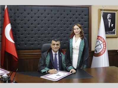 34 STAJYER AVUKATIMIZ CÜBBE GİYDİ