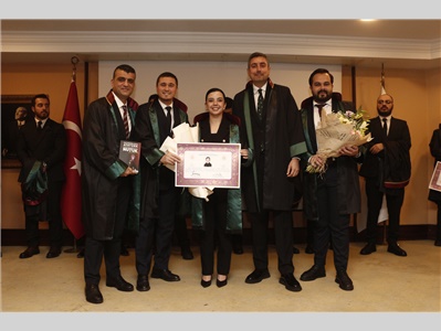 24 STAJYER AVUKATIMIZ, AVUKATLIK RUHSATNAMESİNİ ALDI