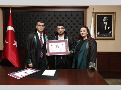 24 STAJYER AVUKATIMIZ, AVUKATLIK RUHSATNAMESİNİ ALDI