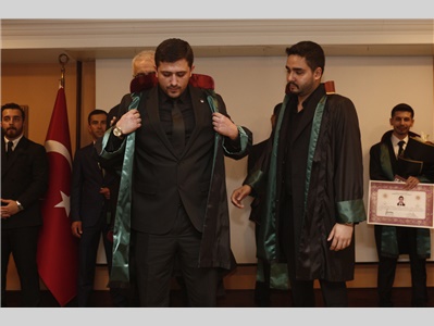 24 STAJYER AVUKATIMIZ, AVUKATLIK RUHSATNAMESİNİ ALDI
