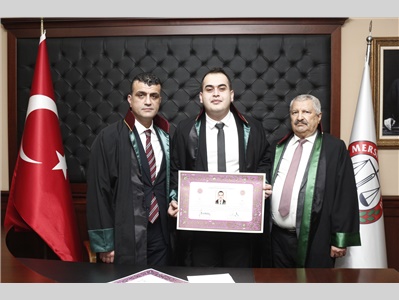 24 STAJYER AVUKATIMIZ, AVUKATLIK RUHSATNAMESİNİ ALDI