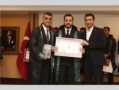 24 STAJYER AVUKATIMIZ, AVUKATLIK RUHSATNAMESİNİ ALDI