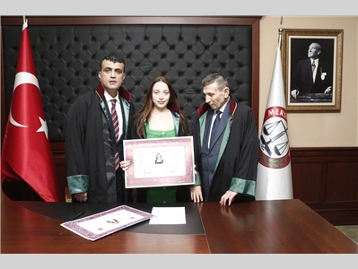 24 STAJYER AVUKATIMIZ, AVUKATLIK RUHSATNAMESİNİ ALDI