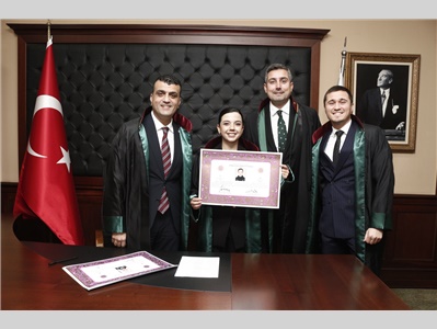 24 STAJYER AVUKATIMIZ, AVUKATLIK RUHSATNAMESİNİ ALDI