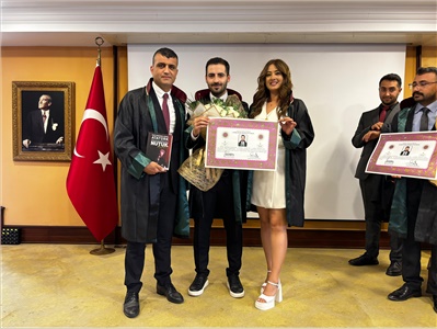 6 STAJYER AVUKATIMIZ CÜBBE GİYDİ