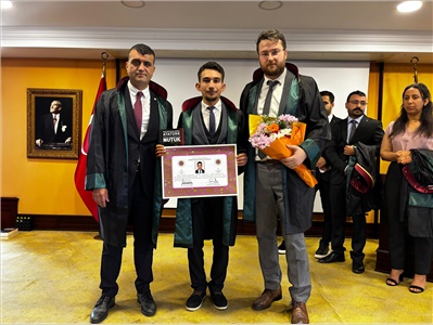 6 STAJYER AVUKATIMIZ CÜBBE GİYDİ