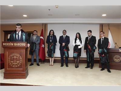 7 STAJYER AVUKATIMIZ CÜBBE GİYDİ