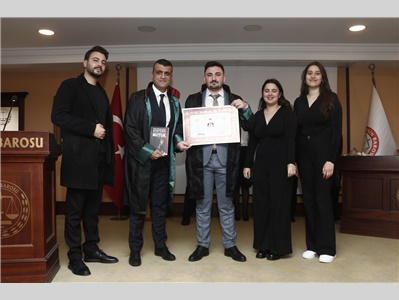 7 STAJYER AVUKATIMIZ CÜBBE GİYDİ