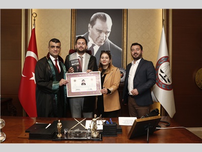 7 STAJYER AVUKATIMIZ CÜBBE GİYDİ