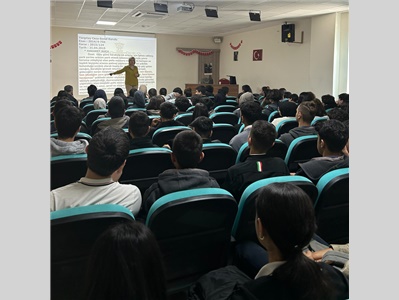 TARSUS ŞEHİT VEDAT YILMAZ ANADOLU LİSESİ ÖĞRENCİLERİNE SUÇ SAYILAN DAVRANIŞLAR ANLATILDI
