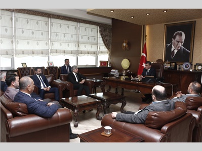 YENİDEN REFAH PARTİSİ MERSİN BÜYÜKŞEHİR BELEDİYE BAŞKAN ADAYI İZZEDDİN ALKAN'DAN ZİYARET