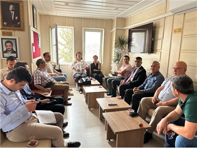BARO BAŞKANIMIZ, ANAMUR BARO ODAMIZI ZİYARET ETTİ