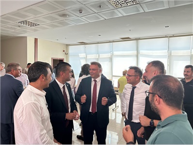 ADLİYE'DE BAYRAMLAŞMA MERASİMİNE KATILDIK