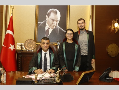4 STAJYER AVUKATIMIZ CÜBBE GİYDİ