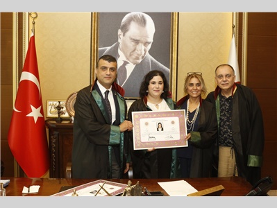 4 STAJYER AVUKATIMIZ CÜBBE GİYDİ