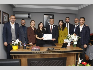 MESLEKTAŞIMIZIN OFİS AÇILIŞINA KATILDIK