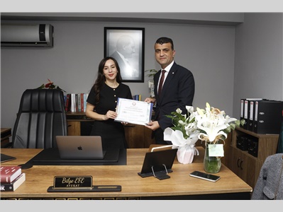 MESLEKTAŞIMIZIN OFİS AÇILIŞINA KATILDIK