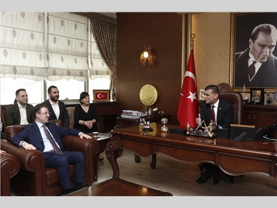 CUMHUR İTTİFAKI BELEDİYE BAŞKAN ADAYLARINDAN ZİYARET