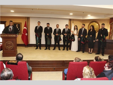 9 STAJYER AVUKATIMIZ, AVUKATLIK RUHSATNAMESİNİ ALDI