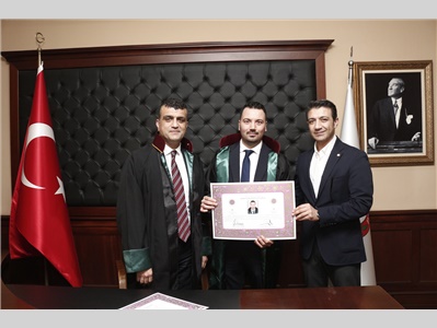 9 STAJYER AVUKATIMIZ, AVUKATLIK RUHSATNAMESİNİ ALDI