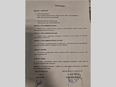KEDİ ORGANİZASYON İLE İNDİRİM PROTOKOLÜ İMZALANDI