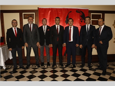 MERSİN BAROSU CUMHURİYET RESEPSİYONU DÜZENLEDİ