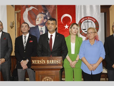 MERSİN BAROSU CUMHURİYET RESEPSİYONU DÜZENLEDİ