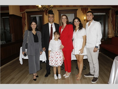 MERSİN BAROSU CUMHURİYET RESEPSİYONU DÜZENLEDİ