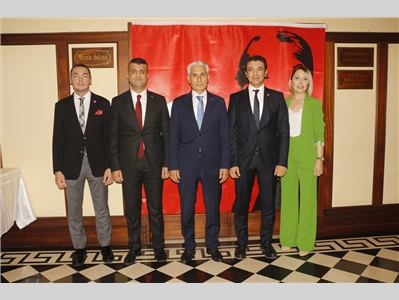 MERSİN BAROSU CUMHURİYET RESEPSİYONU DÜZENLEDİ