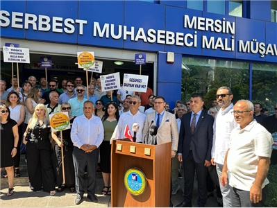 MERSİN SMMMO'NUN "MALİ TATİL" BASIN AÇIKLAMASINA DESTEK