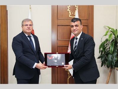 MERSİN ADALET KOMİSYONU BAŞKANI SAYIN MUSTAFA KAHVECİ’YE VEDA ZİYARETİ