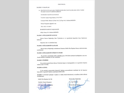 DEFLİN PLUS İLAÇLAMA İLE İNDİRİM PROTOKOLÜ İMZALANDI