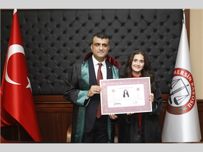 6 STAJYER AVUKATIMIZ CÜBBE GİYDİ